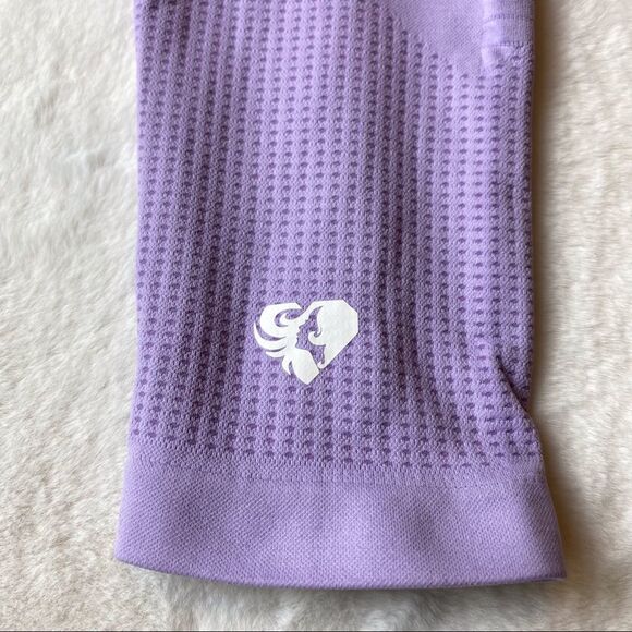 Women,s Best Power Seamless Leggings Lilac - Picture 5 of 9